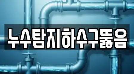 누수탐지하수구뚫음