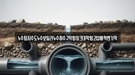 누수탐지수도누수보일러누수하수구막힘싱크대막힘고압세척변기막