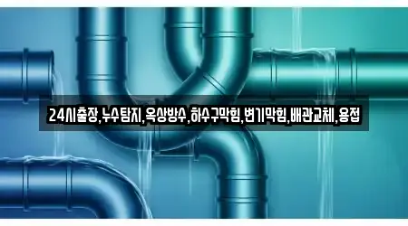24시출장,누수탐지,옥상방수,하수구막힘,변기막힘,배관교체,용접