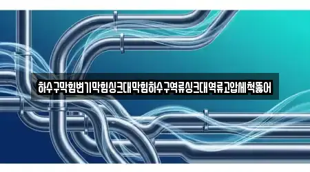 하수구막힘변기막힘싱크대막힘하수구역류싱크대역류고압세척뚫어