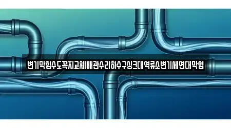 변기막힘수도꼭지교체배관수리하수구싱크대역류소변기세면대막힘