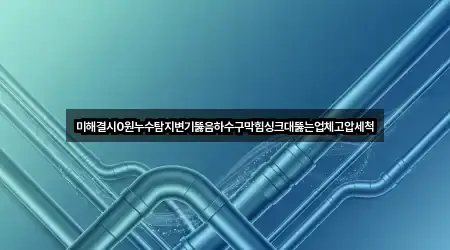미해결시0원누수탐지변기뚫음하수구막힘싱크대뚫는업체고압세척