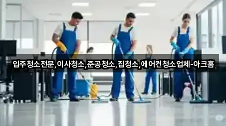 입주청소전문,이사청소,준공청소,집청소,에어컨청소업체-아크홈