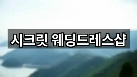 시크릿 웨딩드레스샵