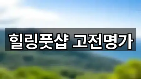 힐링풋샵 고전명가