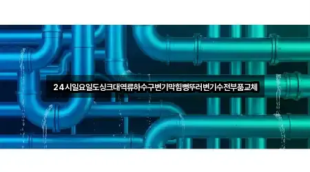 24시일요일도싱크대역류하수구변기막힘뻥뚜러변기수전부품교체