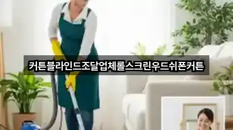 커튼블라인드조달업체롤스크린우드쉬폰커튼