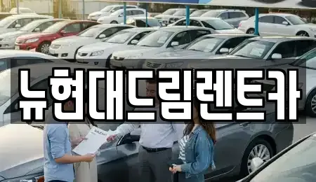 경기 성남시 중원구 은행동 렌트카 전문 뉴현대드림렌트카