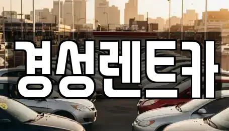 경기 양주시 봉양동 렌트카 전문 경성렌트카