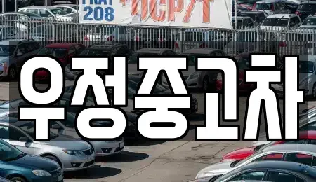 경기 양주시 봉양동 중고차 전문 우정중고차