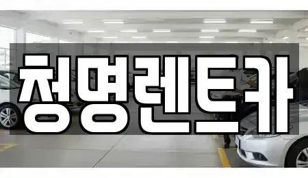 경기도 화성시 기산동 단기렌트카 전문 청명렌트카