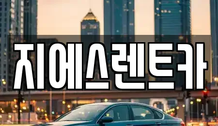 경기도 화성시 기산동 장기렌트카 전문 지에스렌트카
