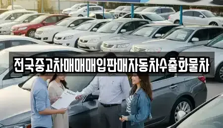 경기도 화성시 오산동 중고차 전문 전국중고차매매매입판매자동차수출화물차