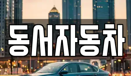 경남 창원시 성산구 안민동 중고차 전문 동서자동차