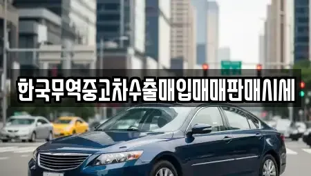 경남 창원시 성산구 안민동 중고차매입 전문 한국무역중고차수출매입매매판매시세