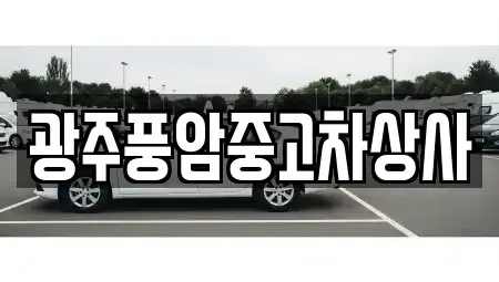 광주광역시 광산구 지정동 중고차 전문 광주풍암중고차상사