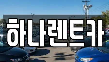 대구광역시 중구 단기렌트카 전문 하나렌트카