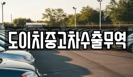 대전광역시 동구 하소동 중고차 전문 도이치중고차수출무역