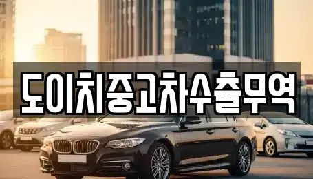대전광역시 유성구 추목동 중고차매매 전문 도이치중고차수출무역
