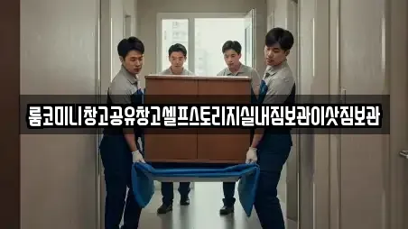 룸코미니창고공유창고셀프스토리지실내짐보관이삿짐보관