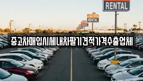 서울 성북구 보문동7가 중고차매입 전문 중고차매입시세내차팔기견적가격수출업체