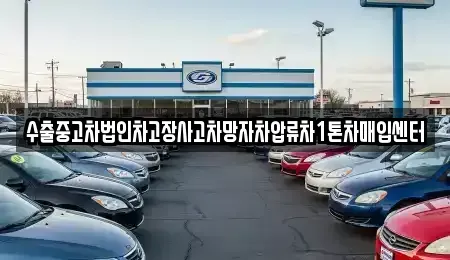 서울 성북구 안암동2가 중고차매입 전문 수출중고차법인차고장사고차망자차압류차1톤차매입센터