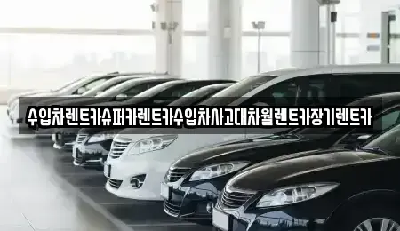 서울특별시 동작구 동작동 장기렌트카 전문 수입차렌트카슈퍼카렌트카수입차사고대차월렌트카장기렌트카