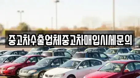 서울특별시 동작구 동작동 중고차매입 전문 중고차수출업체중고차매입시세문의