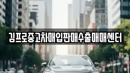 울산광역시 북구 진장동 중고차매입 전문 김프로중고차매입판매수출매매센터