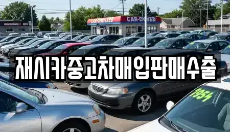 인천 동구 화평동 중고차 전문 재시카중고차매입판매수출