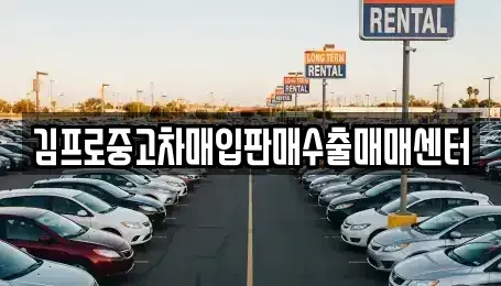 전북 전주시 완산구 서서학동 중고차매입 전문 김프로중고차매입판매수출매매센터