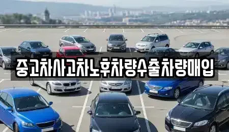 충남 아산시 둔포면 중고차매입 전문 중고차사고차노후차량수출차량매입