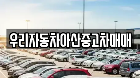 충남 아산시 온천동 중고차 전문 우리자동차아산중고차매매