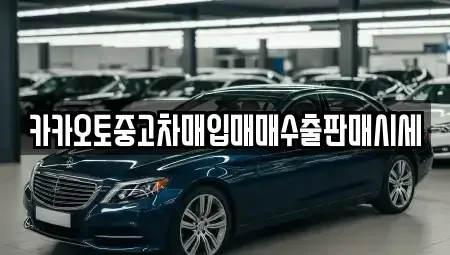 충북 단양군 가곡면 중고차매입 전문 카카오토중고차매입매매수출판매시세